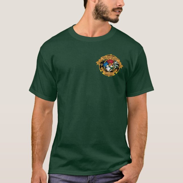 Camiseta Chá de Homem HazMat (Frente)