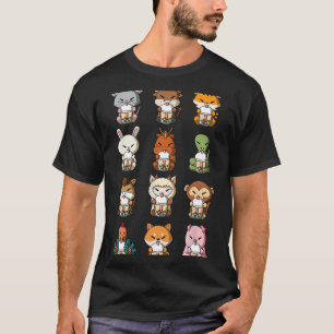 Camiseta Chá de Leite com Bolhas Boba Zodiacos Chineses Ani
