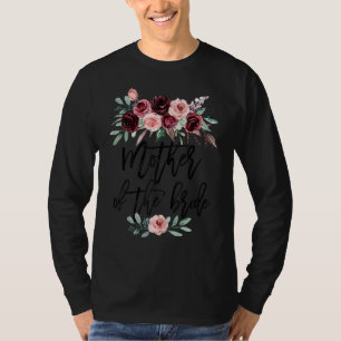Camiseta Chá de Noiva Casamento Para a Noiva Mãe Mãe da Noi