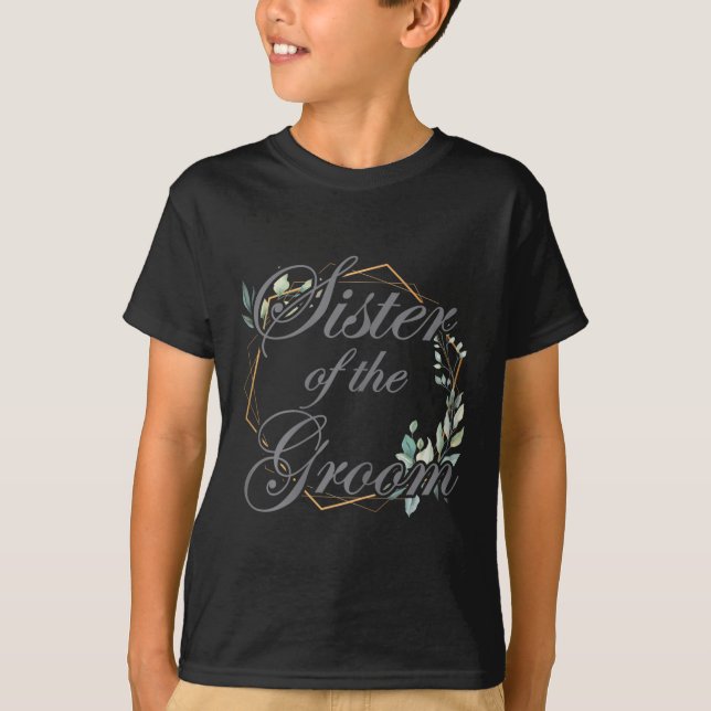 Camiseta Chá de Noiva da Irmã do Noivo _1 (Frente)