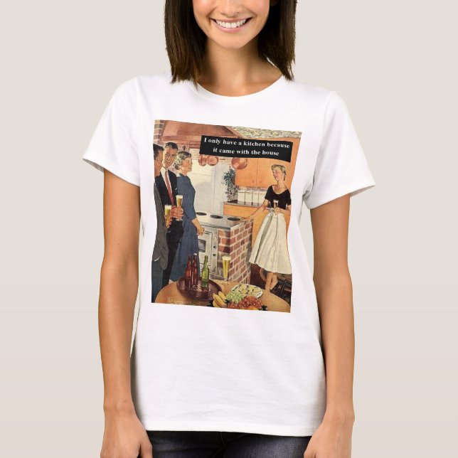 Camiseta Chá de Noiva / Festa de Aquecimento Divertido Vint (Frente)