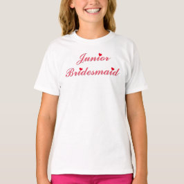 Camiseta Chá de panela de Bridesmaid Júnior - Tanque de Cas
