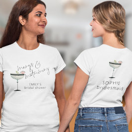 Camiseta Chá de panela do Nome Marg e Matrimony