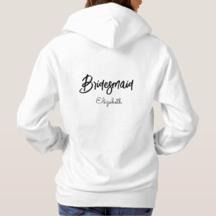 Camiseta Chá de panela Negra de Casamento de Bridesmaid