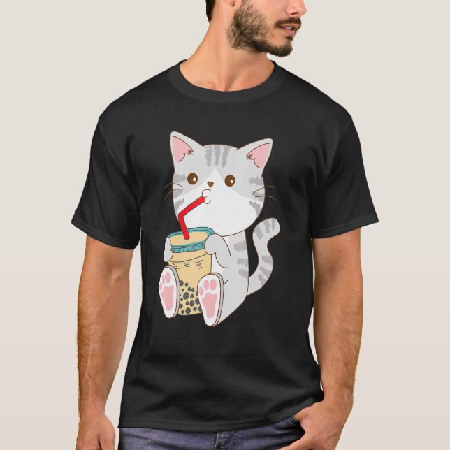 Camiseta Chá De Saco De Banho Aprovado E Fazer De Café Te (Frente)