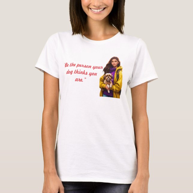 Camiseta Chá de Sonho de Cão Lover (Frente)
