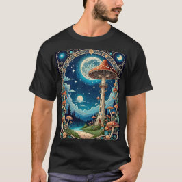 Camiseta Chá de Torre de Cogumelos Whimsical