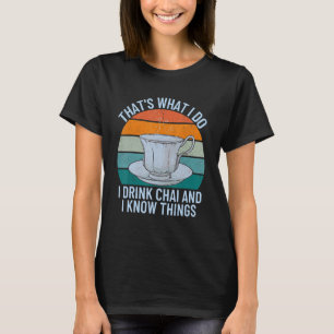 Camiseta Chá Desi Paquistanês Indiano Hindi Chai Homens Mu
