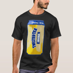 Camiseta Chá doce de cerveja, lata torcida