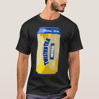 Camiseta Chá doce de cerveja, lata torcida