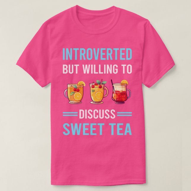 Camiseta Chá Doce Introduzido (Frente do Design)