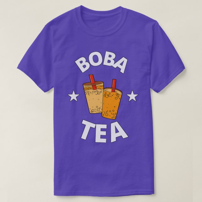 Camiseta Chá duplo de Boba (Frente do Design)