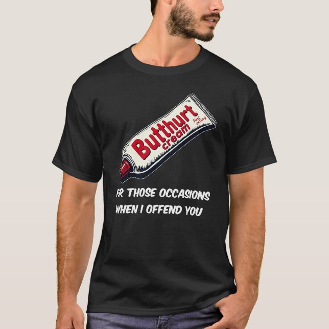 Camiseta Chá Engraçado - Para Facilmente Ofendido (Frente)