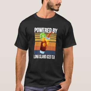 Camiseta Chá Forçado De Ilha Longa, Alimentado Por Cocktail