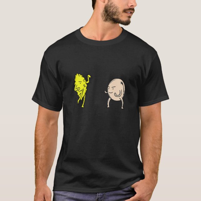 Camiseta Chá Gelado Clássico Pêssego Vs Karatê Limão (Frente)