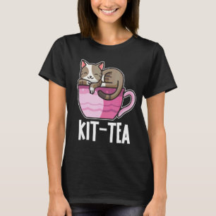 Camiseta Chá Kit engraçado ou gato Gato Sempre Gato colorid