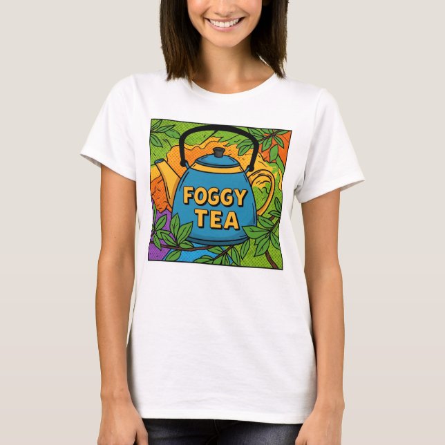Camiseta Chá nebuloso (Frente)