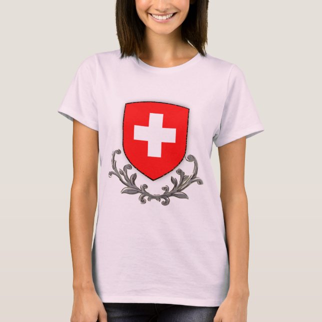 Camiseta Chá Orgânica de Rolagem Suíça (Frente)