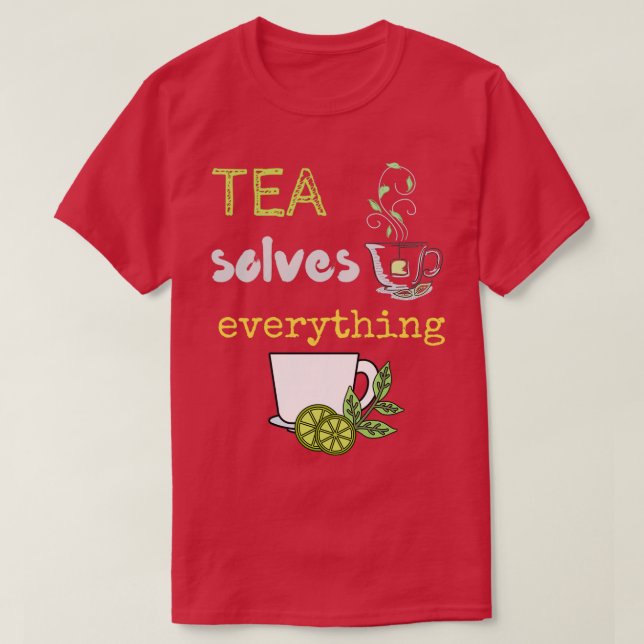 Camiseta Chá resolve tudo 83 (Frente do Design)