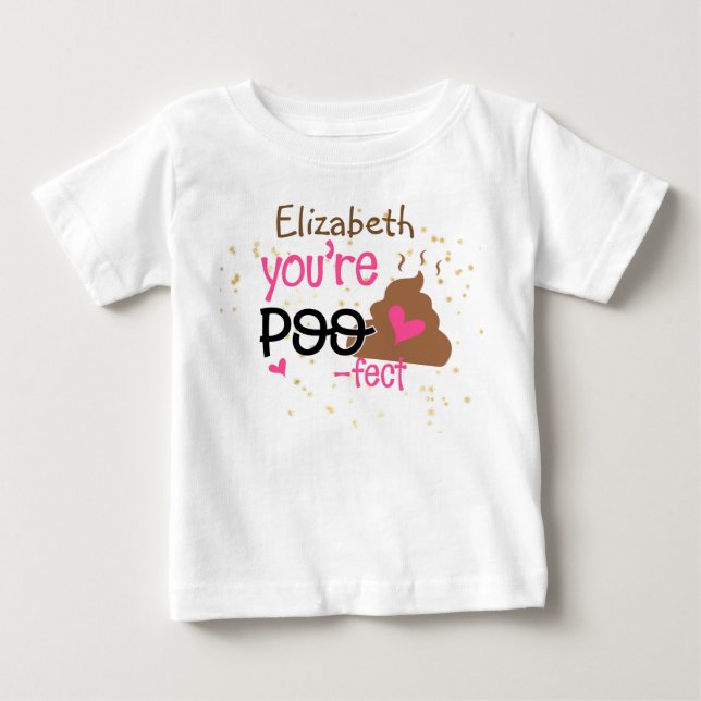Camiseta Chá So POOFECT (Add Baby Girls Name) (Frente)