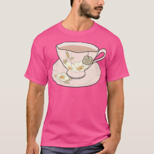 Camiseta Chá verde em uma xícara de chá