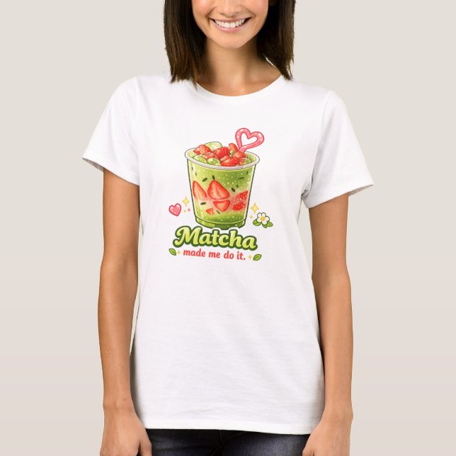 Camiseta Chá Verde Matcha (Frente)