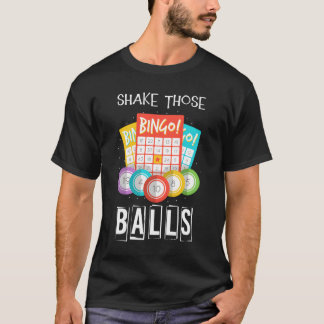 Camiseta Chacoalhe Essas Bolas Chamador de Bingo Aposta Lot