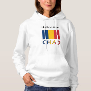 Camiseta Chad e Bandeira Chadiana Personalizados