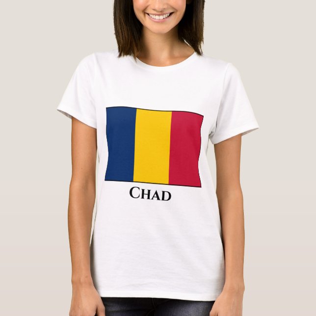 Camiseta Chad Flag (Frente)