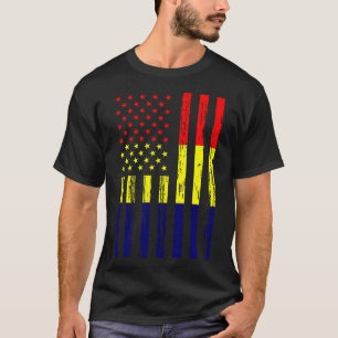 Camiseta Chad Flag America É o meu DNA para Chadians
