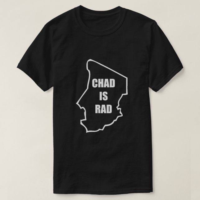 Camiseta Chad Is Rad - White Classic (Frente do Design)