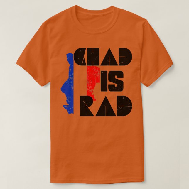Camiseta chad rad (Frente do Design)