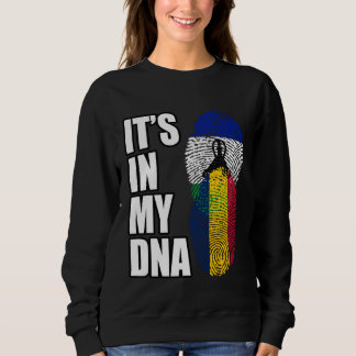 Camiseta Chadian And Basotho Mix DNA Heritage Flag