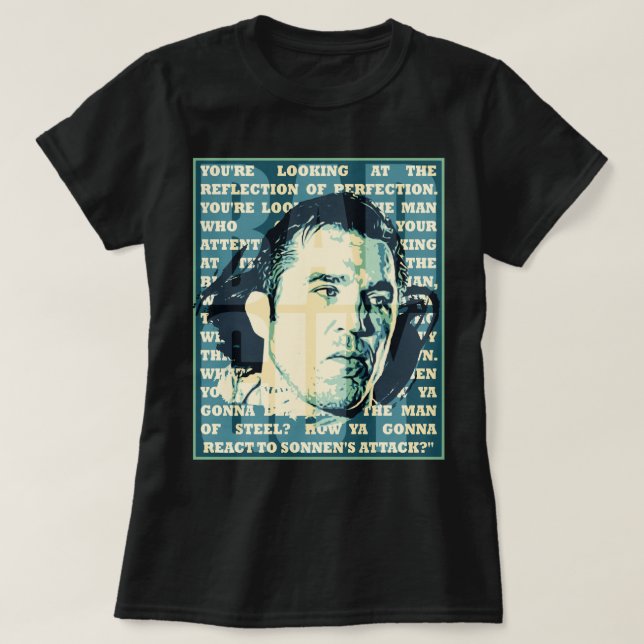 Camiseta Chael    SonnenMista Artes Marciais Ofertas Clássi (Frente do Design)