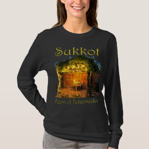 Camiseta Chag Sukkot Banquete de Ação de Graças de Tabernac