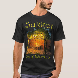 Camiseta Chag Sukkot Banquete de Ação de Graças de Tabernac