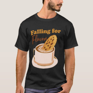 Camiseta Chai e Cookies Comida Chai Tea Amantes de Latte
