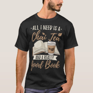 Camiseta Chai Tea e um Bom design de Livro