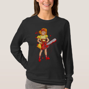 Camiseta Chainsaw Girl Men Punha Para Mulheres Homens