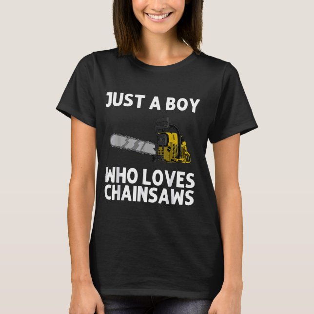 Camiseta Chainsaw Lumberjack Arborist Logger (Frente)
