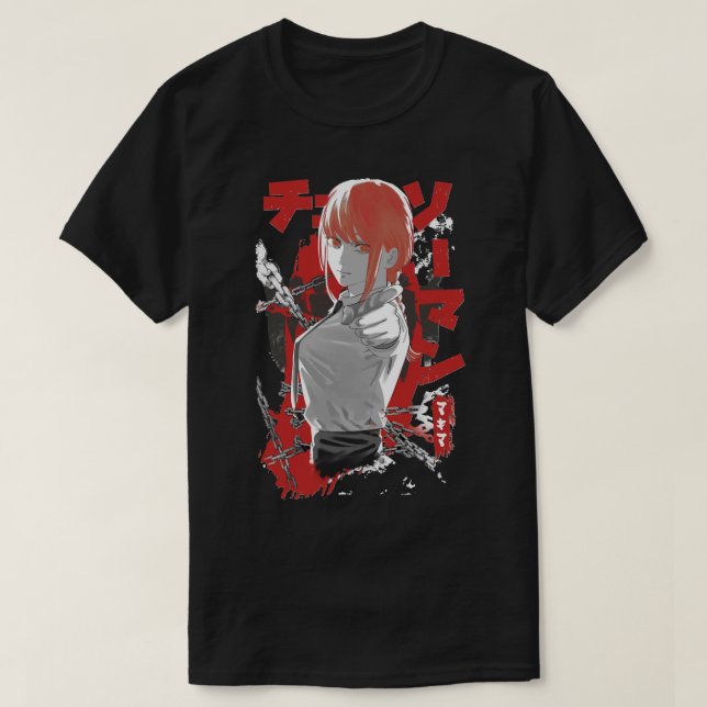 Camiseta Chainsaw Man Makima Classic (Frente do Design)