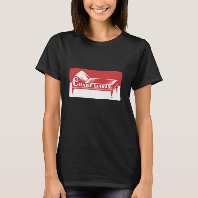 Camiseta Chaise longue retro sofá francês (Frente)