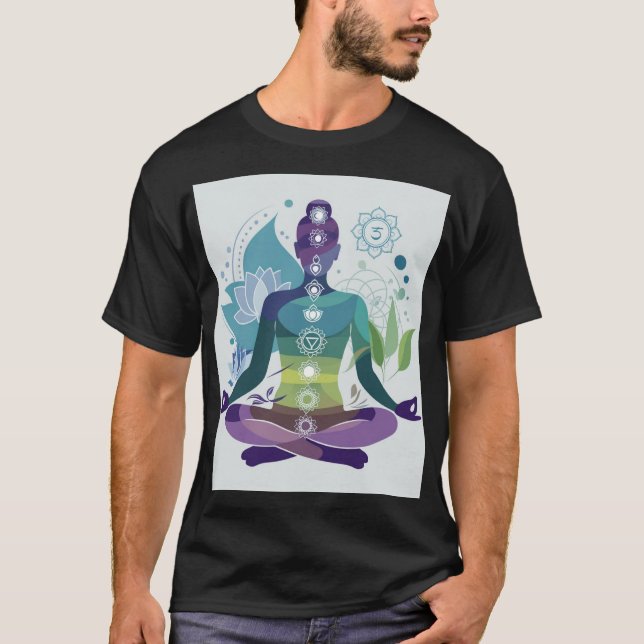 Camiseta Chakra Harmony despertou energia (Frente)
