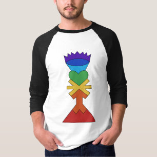Camiseta Chakra Tower Raglan Tee