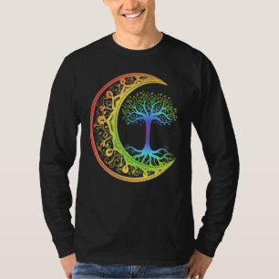 Camiseta Chakra Tree Of Life Mandala Zen Yoga Om Símbolo Bu