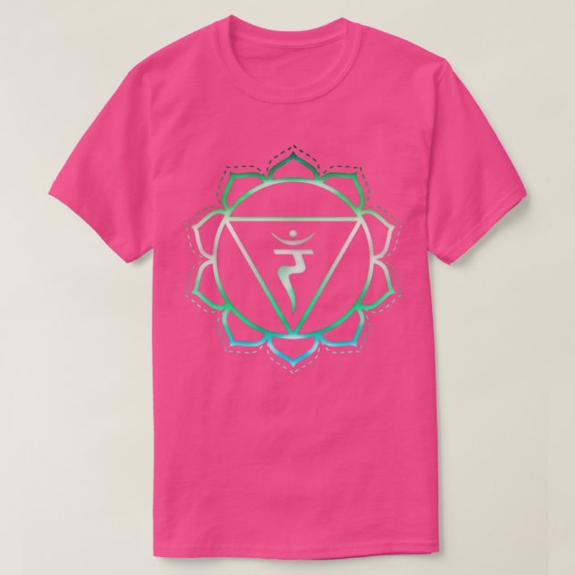 Camiseta ChakraOm Budismo Espiritualidade Zen Flor (Frente do Design)