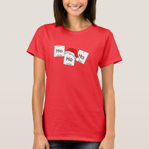 Camiseta Chalaça do Natal do elemento da química do Holmi