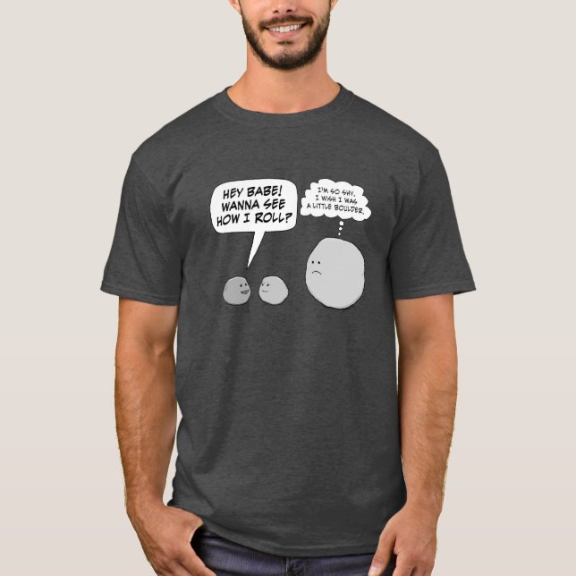 Camiseta Chalaça pequena bonito e engraçada de Boulder (Frente)