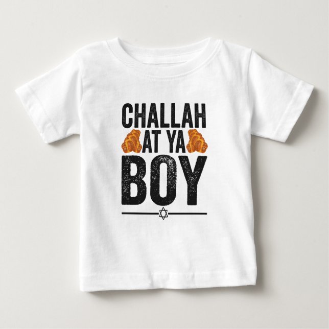 Camiseta Challah at Ya boy Funny Jewish Hanukkah Holiday (Frente)