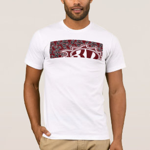 Camiseta chama 3d & roteiro